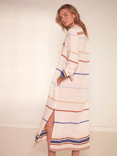 Load image into Gallery viewer, Anata Shirt Dress In Hulet Vanilla