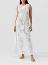 Load image into Gallery viewer, Jada White Long Lace up Knit Dress