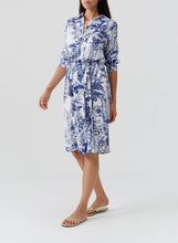 Load image into Gallery viewer, Layla Paloma Midi Belted Shirt Dress