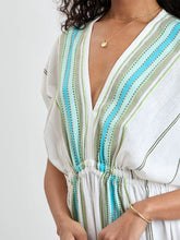 Load image into Gallery viewer, Leila Plunge Dress - Genet Mint