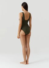 Load image into Gallery viewer, London Olive Lace Up Swimsuit