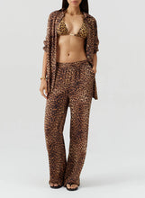 Load image into Gallery viewer, Olivia Cheetah Elasticated Trousers