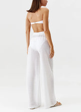 Load image into Gallery viewer, Sienna White Crochet Trousers