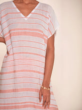Load image into Gallery viewer, Dalila V Neck Kaftan In Tiki Skypop