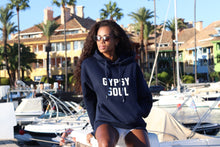 Load image into Gallery viewer, Unisex Gypsy Soul French Navy Organic Cotton Hoodie
