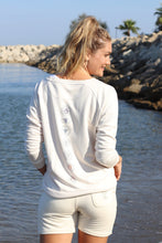 Load image into Gallery viewer, Ladies Cream Chakra Round Neck