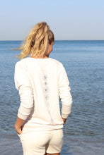 Load image into Gallery viewer, Ladies Cream Chakra Round Neck