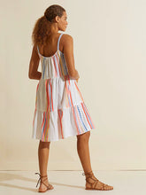 Load image into Gallery viewer, Bekah Tutti Frutti Midi Cascade Dress