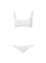 Load image into Gallery viewer, Bari Cream Ridges Bikini