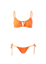 Load image into Gallery viewer, Egypt Orange Tie-Front Bikini