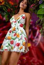 Load image into Gallery viewer, Issya Short White Print Bonita Dress