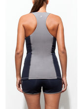 Load image into Gallery viewer, Navy/Grey Racer Back Top