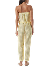 Load image into Gallery viewer, Stella Yellow Knit Bandeau Jumsuit