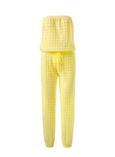 Load image into Gallery viewer, Stella Yellow Knit Bandeau Jumsuit