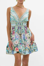 Load image into Gallery viewer, Sunrise In Sintra Shirred Waist Detail Mini Dress
