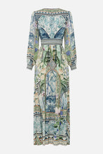 Load image into Gallery viewer, Jardim Party Button Dress with Shaped Waistband

