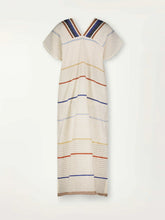 Load image into Gallery viewer, Gasira V Neck Kaftan In Hulet Vanilla
