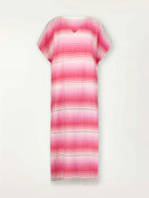 Load image into Gallery viewer, Dalila V Neck Kaftan In Feven Fuchsia
