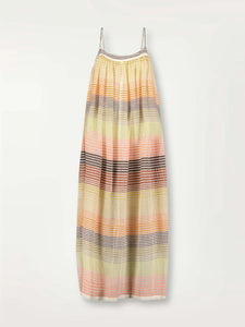 Edna Slip Dress In Amaresh Sunshine