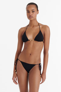Ephemere Top and Exquise Bottom Noir Bikini
