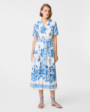 Load image into Gallery viewer, Claudia Dress in Cornflower Blue Chintz Print

