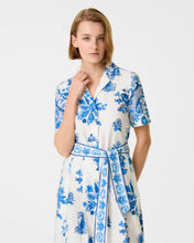 Load image into Gallery viewer, Claudia Dress in Cornflower Blue Chintz Print

