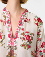Load image into Gallery viewer, Giada Kaftan in Red Chintz Print

