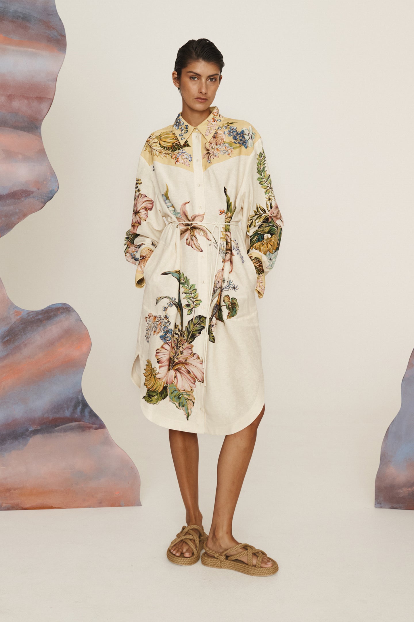 Oleander Shirt Dress