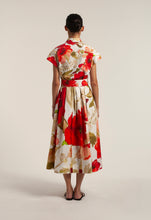 Load image into Gallery viewer, ETRELLE85 Poppy Print Shirt Dress
