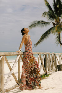 Michela Palma Cognac Dress