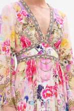 Load image into Gallery viewer, Sonic Symphonies Kimono Sleeve Dress With Shirring Detail
