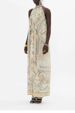 Load image into Gallery viewer, Ivory Tower Tales Tie Neck Long Dress
