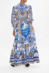 Azul Adventures Long Button Front Dress