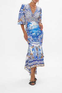 Azul Adventures Long Button Front Dress