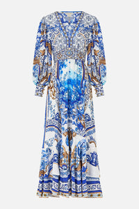Azul Adventures Long Button Front Dress