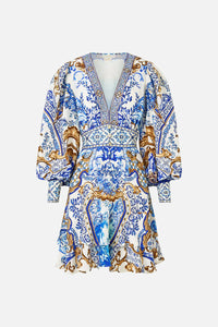 Azul Adventures Button Front Frill Dress