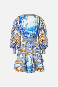 Azul Adventures Button Front Frill Dress