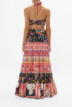 Load image into Gallery viewer, Folk Fabulous Jersey Spliced Tiered Skirt
