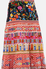 Load image into Gallery viewer, Folk Fabulous Jersey Spliced Tiered Skirt
