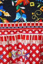 Load image into Gallery viewer, Folk Fabulous Jersey Spliced Tiered Skirt
