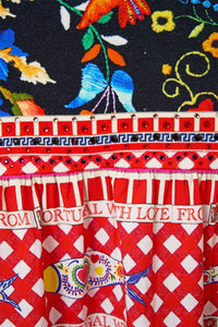 Folk Fabulous Jersey Spliced Tiered Skirt