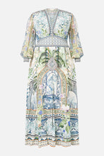 Load image into Gallery viewer, Jardim Party Button Dress with Shaped Waistband
