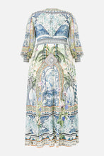 Load image into Gallery viewer, Jardim Party Button Dress with Shaped Waistband
