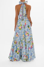 Load image into Gallery viewer, Wall To Wall Wonders Ruffle Hem Halter Dress
