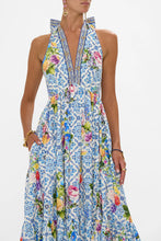 Load image into Gallery viewer, Wall To Wall Wonders Ruffle Hem Halter Dress
