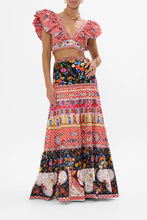 Load image into Gallery viewer, Faith, Luck &amp; Justice Ruffle Wrap Top
