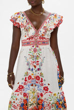 Load image into Gallery viewer, Faith, Luck &amp; Justice Tiered Dress With Neck Frill
