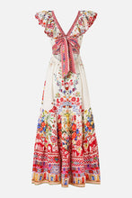 Load image into Gallery viewer, Faith, Luck &amp; Justice Tiered Dress With Neck Frill
