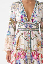 Load image into Gallery viewer, Monserrate Magic Shaped Waistband Dress With Ruffle Sleeve
