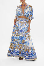 Load image into Gallery viewer, Azul Adventures High Waisted Tiered Skirt
